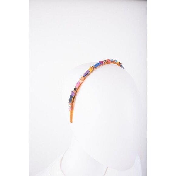 La Vicuna Peru Womens StichWork Shirt Top L White Village scene Head Band - Picture 7 of 9